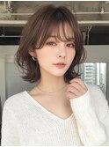 【イエベ春20代】顔周りレイヤーで垢抜ける柔らかミディ