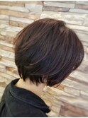 大人かわいいこなれショートボブ