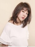 祐天寺【SALON&】揺れるミディアムレイヤー