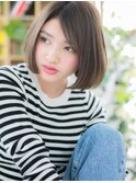 ★大人かわいい…黒髪小顔前下がりフレンチボブ20代30代40代★6