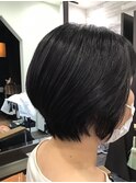 丸みショートボブ