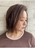 外ハネボブ/シアーベージュ/赤み消し◎