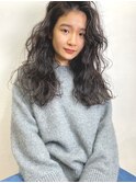 癖毛風　ニュアンシーパーマ　ロング