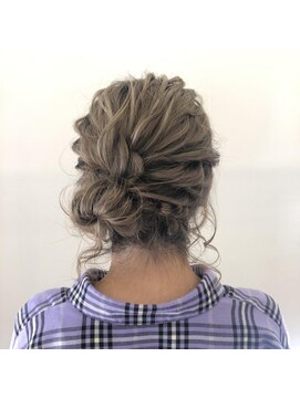 ネオヘアー 曳舟店(NEO Hair) ふわふわシニヨン/曳舟ヘアセット髪質改善オージュアブリーチ