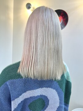 デート 下北沢(DATE) ダブルカラーベージュカラーケアブリーチシンプルストレート