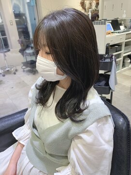 シェル 国分寺(shell) 韓国レイヤー☆暗髪ダークアッシュ