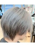 アッシュグレー　メンズ　カット