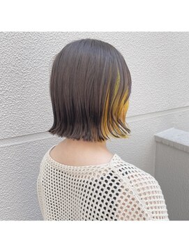 エストアール フクオカ 福岡博多店(est-r. Fukuoka) インナーカラー/イヤリングカラー/切りっぱなし/博多