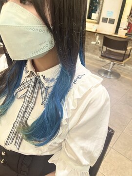 ネオリーブカップ 町田店(Neolive capu) インナーカラー/サファイアブルー