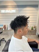 ハイライト/マッシュパーマ/束感/波巻き/メンズ2