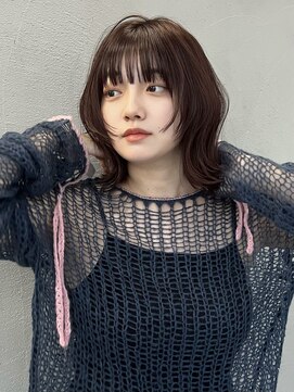 ギークス(GEEKS) 【GEEKS渋谷】ボブウルフ/くびれヘア/顔周りレイヤー/透明感