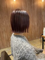 ロカリタ フォー ヘアー 千本丸太町店(ROCAReTA FOR HAIR) ぷつっとボブ × 暖色カラー