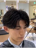 ニュアンスパーマで大人セクシーな印象に