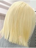 抜きっぱなしブロンド[新宿駅/切りっぱなしボブ/エアリーロング]