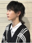 ウルフカット/メンズカット/インナーカラー