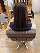 グランバイ アトリエドングリ(Grand × AtlierDonguri)&nbsp;お客様髪質改善データ1300（白髪ぼかしカラー）