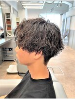 ノイセル 心斎橋(Noisyle)&nbsp;guest snap　刈り上げセンターパート×ツイストスパイラル