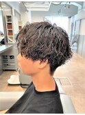 guest snap 刈り上げセンターパート×ツイストスパイラル