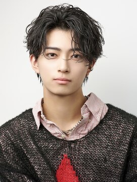 オーシャントーキョー 原宿(OCEAN TOKYO) 波巻きパーマメンズツイストスパイラルパーマセンターパート