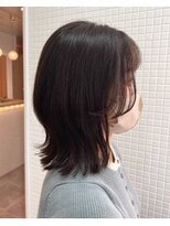 シア 春日部店(SHEER)&nbsp;切りっぱなしボブ×チョコレートブラウン/SHEER春日部店