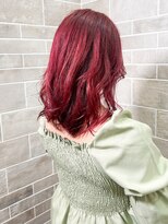 トリエラ 池袋(TRIELA)&nbsp;ブリーチ無しカシスレッド