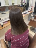 ネオリーブアイム 横浜西口店(Neolive aim)&nbsp;オリーブグレージュ切りっぱなしロブ横浜【成田】