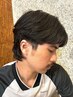【メンズ人気】カット+★朝楽パーマ★+眉毛カット　15400→11440
