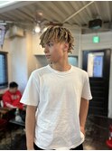 サーフカール/スパイキーショート/ブルーブラック/心斎橋