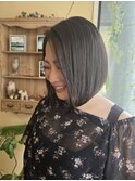 大人美人ボブヘアー