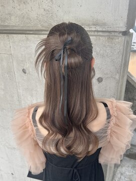 オウン(AUN) カチモリハーフアップ