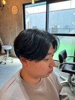 オーバー 町田店(OVER)&nbsp;ニュアンスパーマ【町田/メンズ/パーマ/眉毛/ブリーチ】