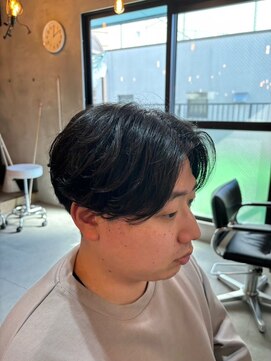 オーバー 町田店(OVER) ニュアンスパーマ【町田/メンズ/パーマ/眉毛/ブリーチ】