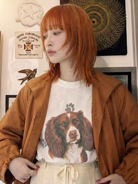 ビビッドオレンジ　レイヤー