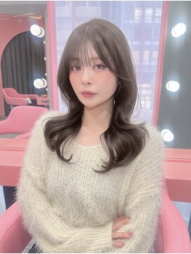 ボタン シブヤ(VOTAN SHIBUYA) 【MISAKI】ショコラグレージュ/ブリーチなし/レイヤーカット