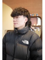 エディ(Edy)&nbsp;メンズツイストスパイラルパーママッシュウルフ眉毛カット