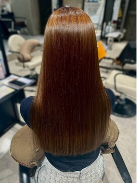 チャオ バイ ミチ(Chao by MICHI) 【ChaoMICHI yu-ka】髪質改善 ベージュカラー ストレート 20代