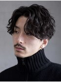 大阪梅田波巻きパーマツイストスパイラルパーマセンターパート◆