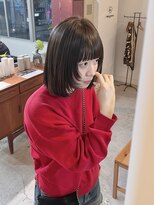 ワゴンヘアー(wagon hair) 重ためレイヤーボブ