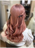 名古屋★栄/ねじりハーフツイン◎ふたご女神ヘア/巻き髪