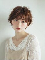 アグ ヘアー ネスト 茨木店(Agu hair nest)&nbsp;大人可愛い20代30代40代丸み小顔ショートボブマッシュ
