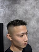 MEN’S HAIR/サーフカール/刈り上げセンターパート/本八幡