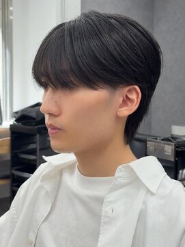 エルマーク 本山(L-MARK) マッシュヘア/黒髪/メンズカット/men's/フェザーパーマ