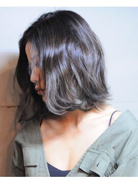 ヘアアイラッシュ リベット(hair eyelash RIVET) 【オーガニックグロスカラー】透け感ボブ