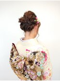 【PONO  HAIR】  アップスタイル×振袖
