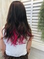アグ ヘアー ブリス 阪神尼崎駅前店(Agu hair bliss)&nbsp;ピンクのインナーカラー！！！人気のスタイル☆