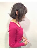 <sungooseTOKYO>毛先パーマアッシュブラウンネオウルフ