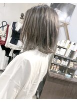 ヘアーアンドアトリエ マール(Hair&Atelier Marl)&nbsp;【Marl】グレーベージュカラーの外ハネボブ♪