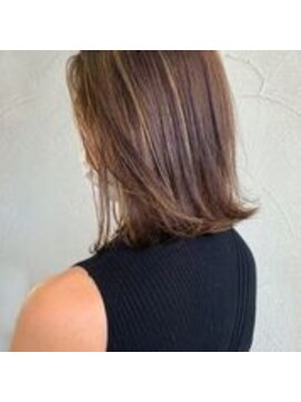 クオリス 上福岡店(QUALIS) 切りっぱなし小顔ボブ/ワンレンボブ/ハイライトカラー/外ハネ