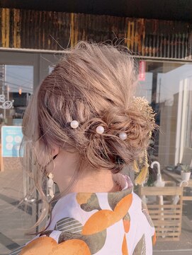 ヘアーデザイン ディードット(Hair design D.) ゆるふわヘアセット