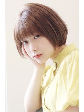 アイ(I.) 【I.】30代からの大人女性へまとまりやすい前下がりショートボブ
